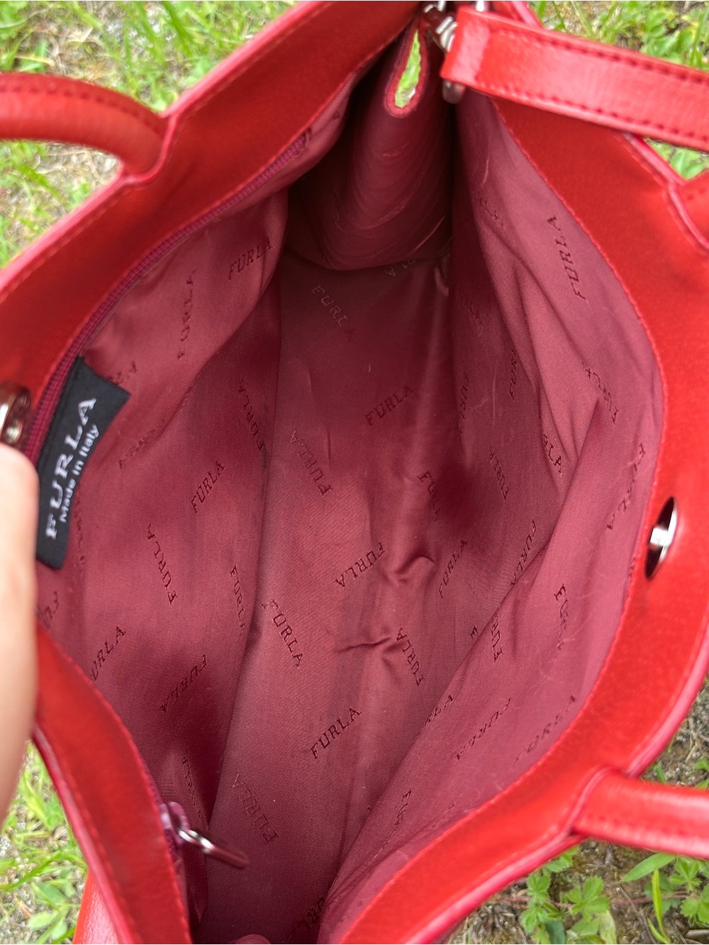 Furla Leather Crossbody Tote Bag - Picture 7 of 17